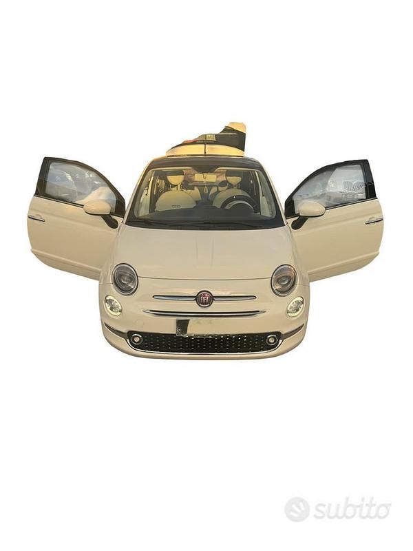 Bianco Usata 2018 Fiat 500 Riva Tre volumi | 9000 € (Buon prezzo) - Immagine 1/4