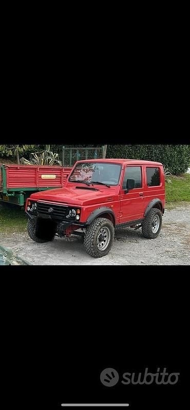 Usata Suzuki Samurai 69 CV (50 kW) 1999 Rosso SUV