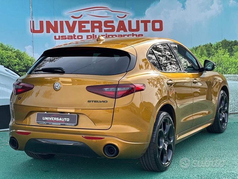 Usata Alfa Romeo Stelvio Veloce 210 CV (154 kW) 2021 Giallo SUV