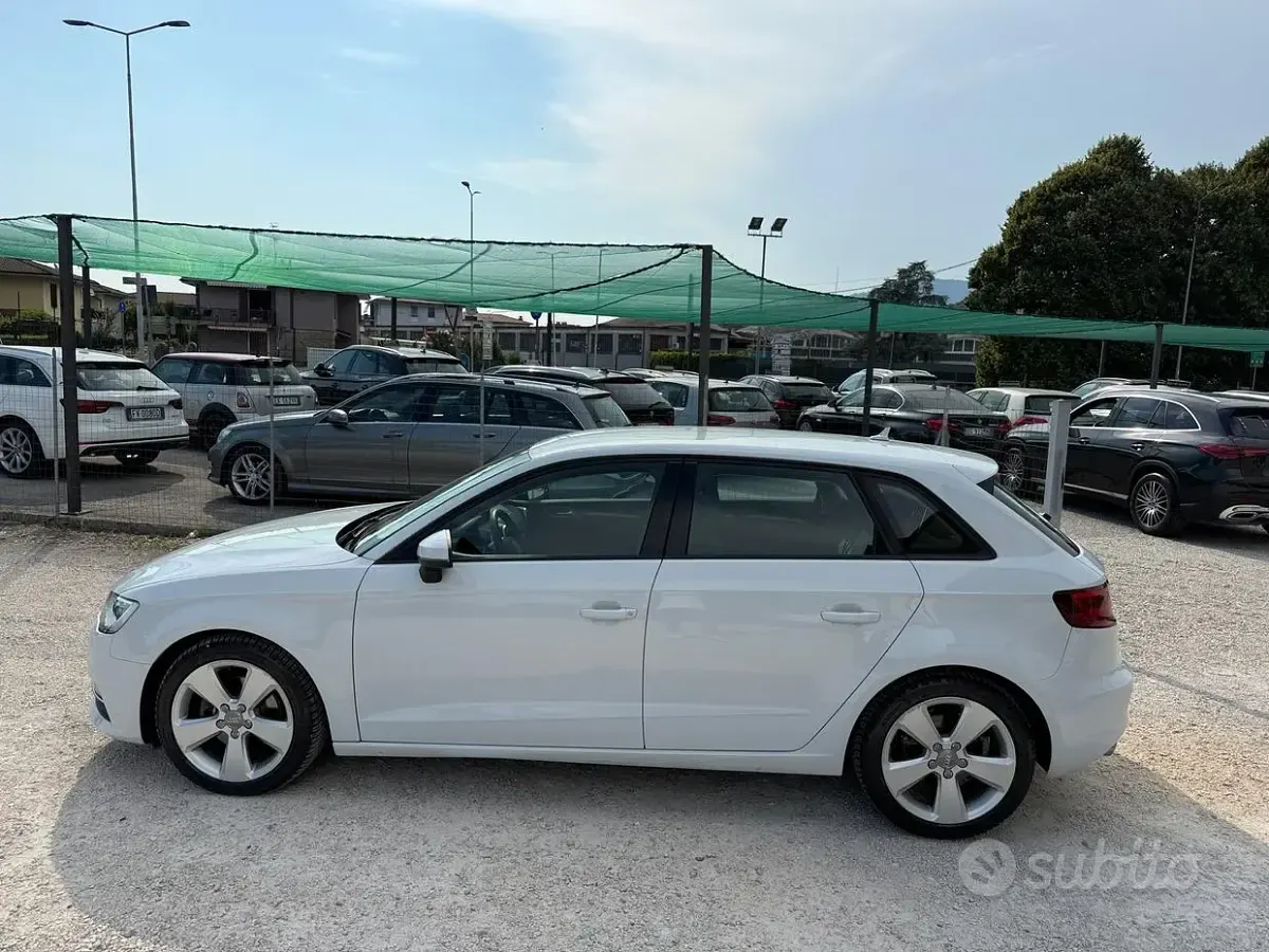 Usata Audi A3 Ambition 150 CV (110 kW) 2013 Bianco Berlina