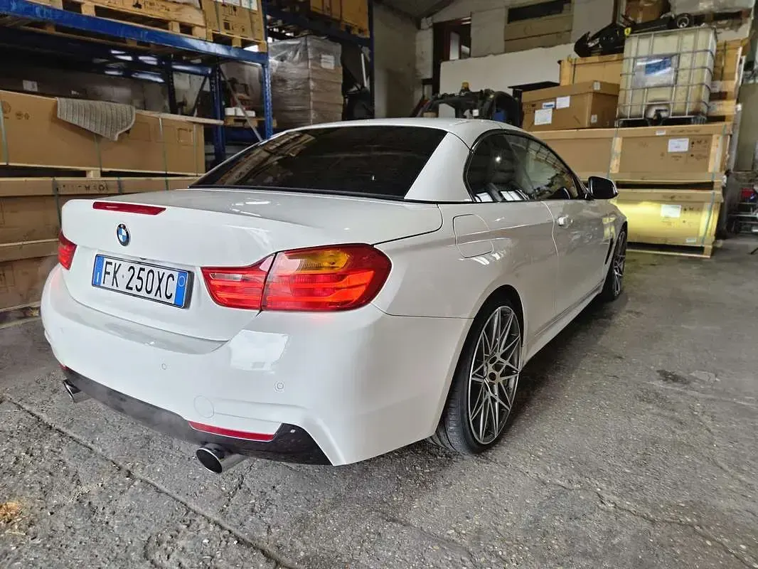 Usata BMW 435 M Sport 306 CV (225 kW) 2014 Bianco Cabrio