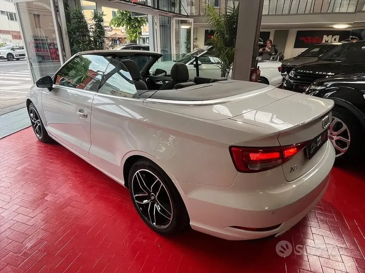 Usata Audi A3 Cabriolet Sport 116 CV (85 kW) 2018 Bianco Cabrio
