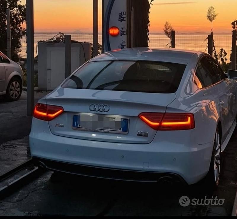 Usata Audi A5 Sportback S-Line 230 CV (169 kW) 2015 Bianco Utilitaria