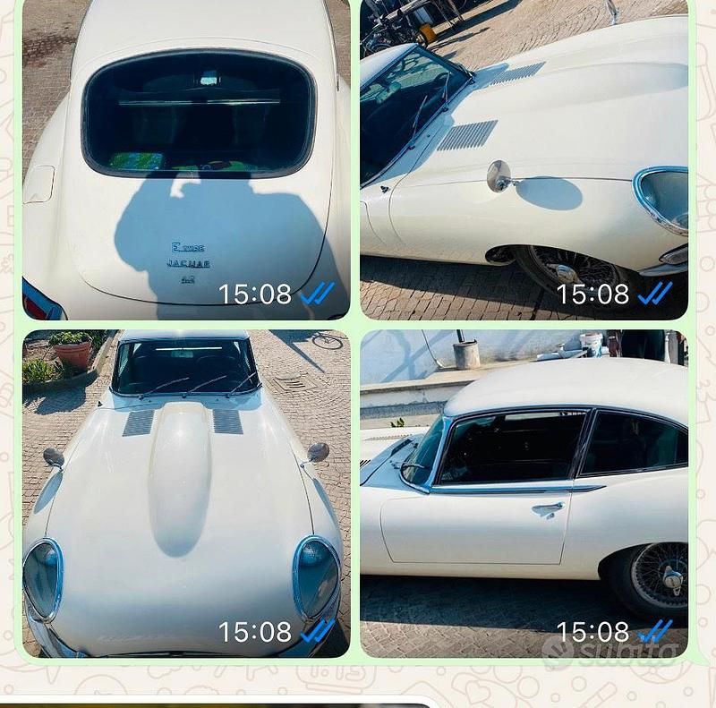 Usata Jaguar E-Type 1960 Bianco Coupé