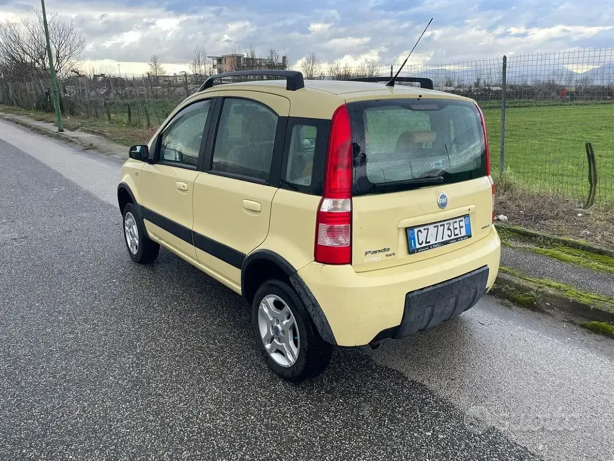 Usata Fiat Panda 4x4 69 CV (50 kW) 2006 Giallo Utilitaria