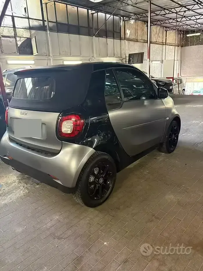 Begagnad Smart ForTwo Cabrio 71 HK (52 kW) 2018 Grå Cab