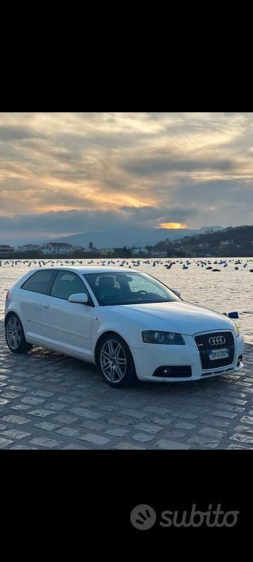 Usata Audi A3 S-Line 150 CV (110 kW) 2008 Bianco Utilitaria