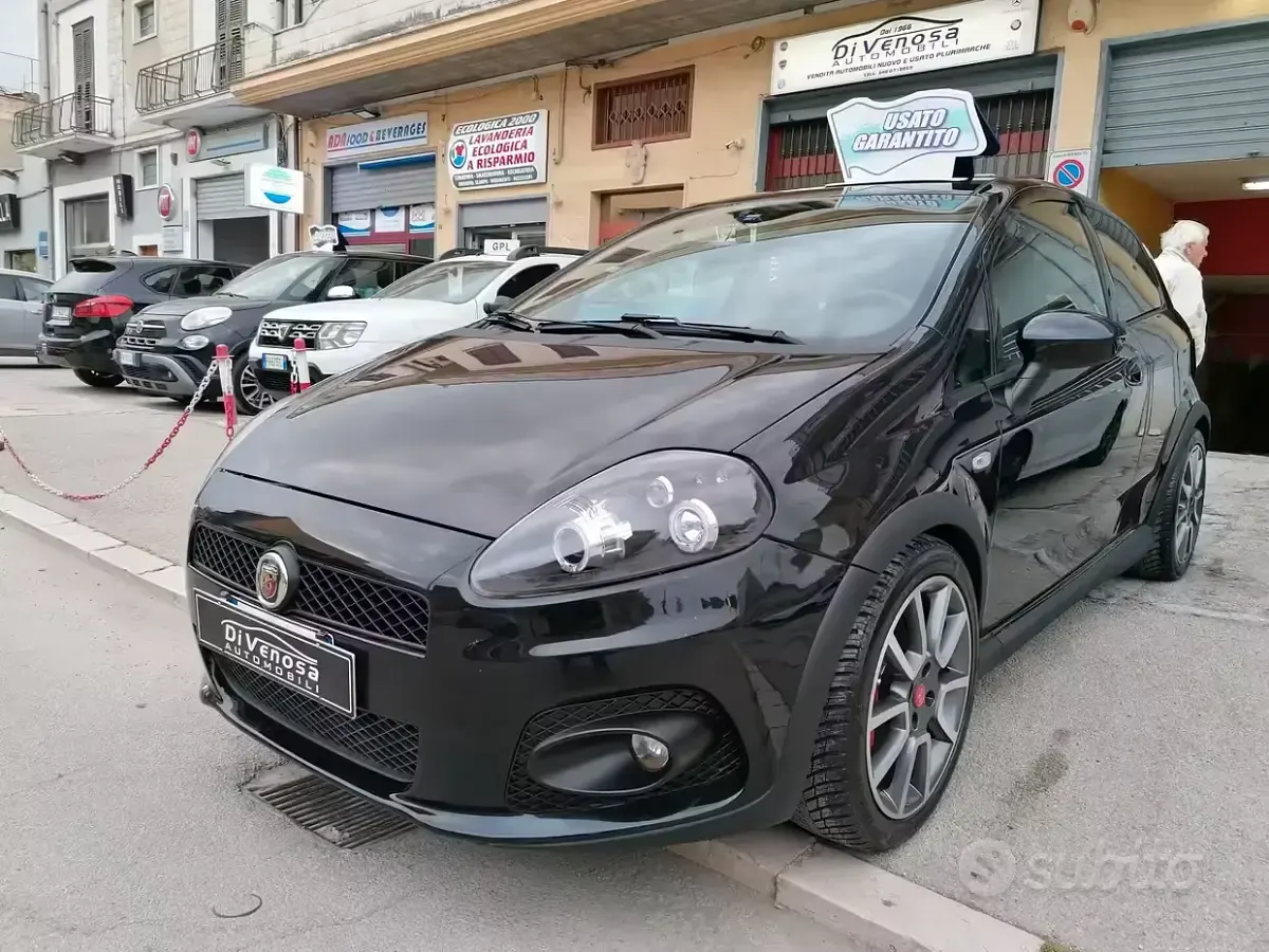 Usata Abarth Grande Punto 155 CV (114 kW) 2008 Nero Utilitaria