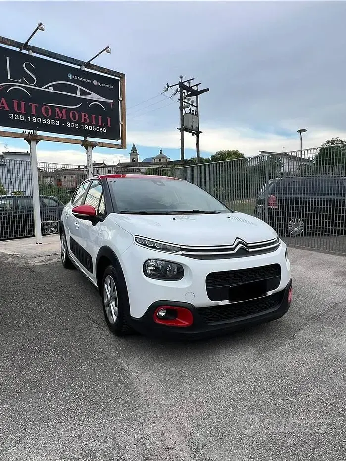 Usata Citroën C3 PureTech 82 CV (60 kW) 2017 Bianco Berlina