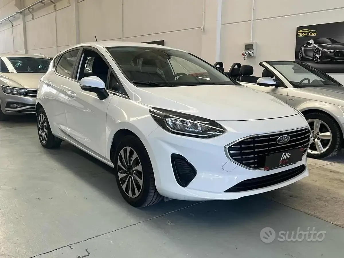 Usata Ford Fiesta Titanium 75 CV (55 kW) 2022 Bianco Utilitaria