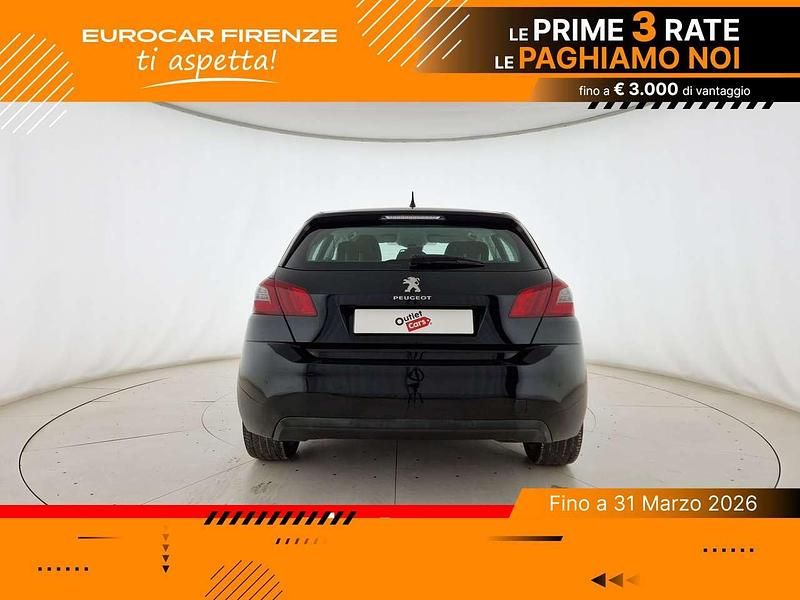 Usata Peugeot 308 Active 131 CV (96 kW) 2020 Nero Berlina