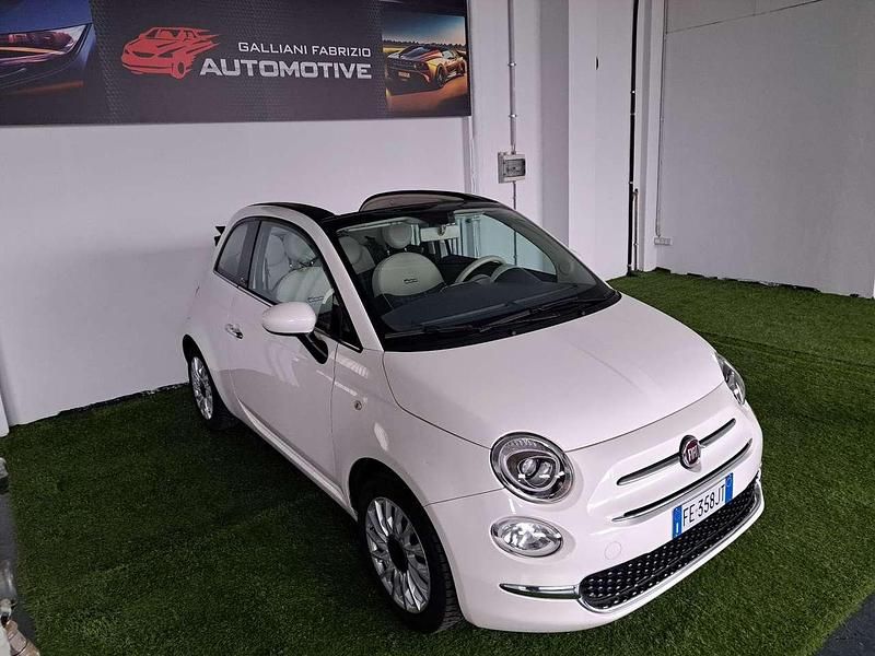Usata Fiat 500C Lounge 69 CV (50 kW) 2016 Bianco Cabrio