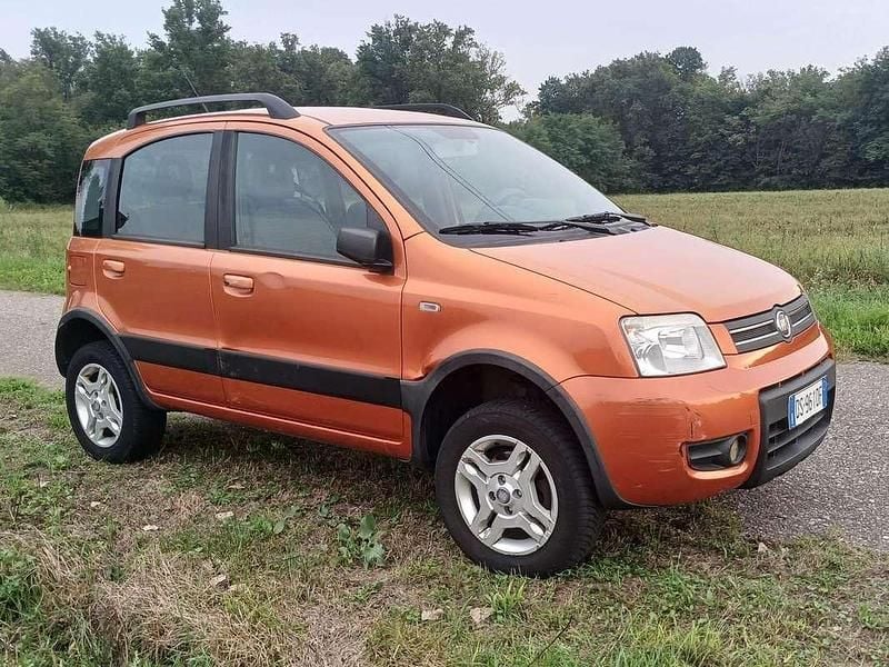 Usata Fiat Panda 4x4 69 CV (50 kW) 2008 Arancione Utilitaria