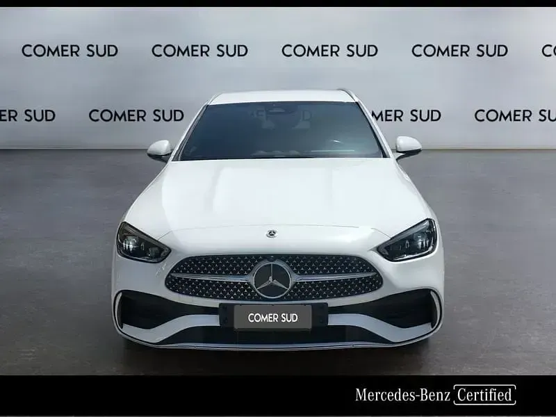 Brugt Mercedes C220 AMG Line Premium 197 HK (144 kW) 2024 Hvid Stationcar