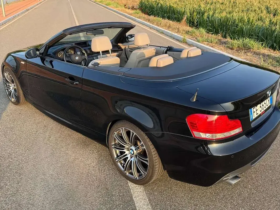 Usata BMW 120 Cabriolet M Sport 177 CV (130 kW) 2009 Nero Cabrio