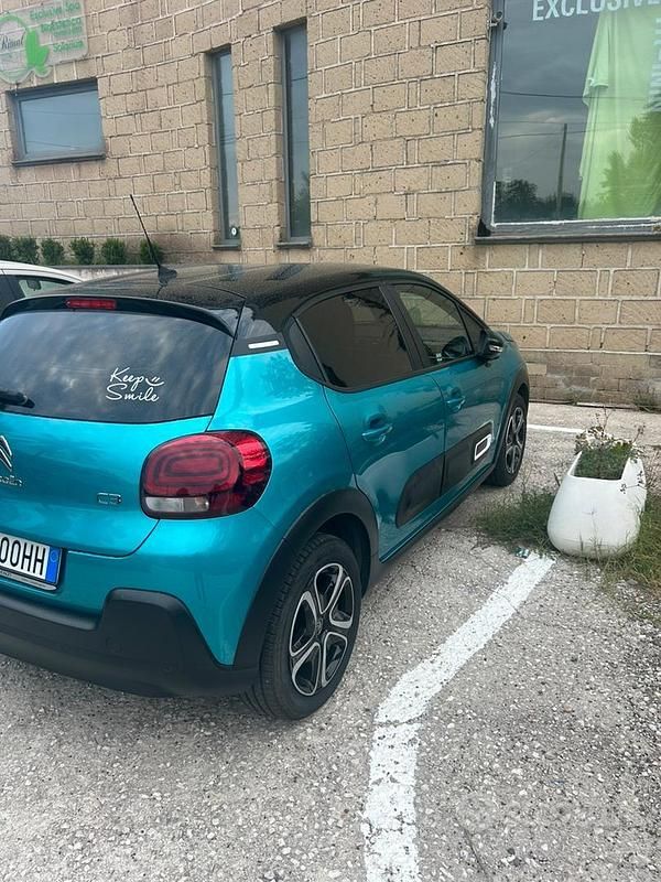 Usata Citroën C3 110 CV (80 kW) 2021 Verde Utilitaria