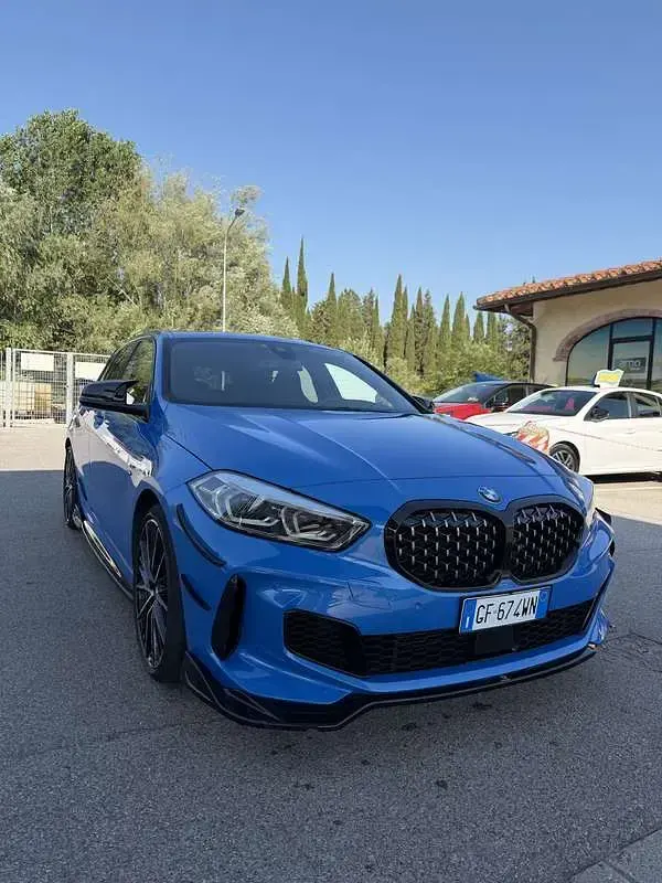 Usata BMW M135 306 CV (225 kW) 2021 Blu Utilitaria