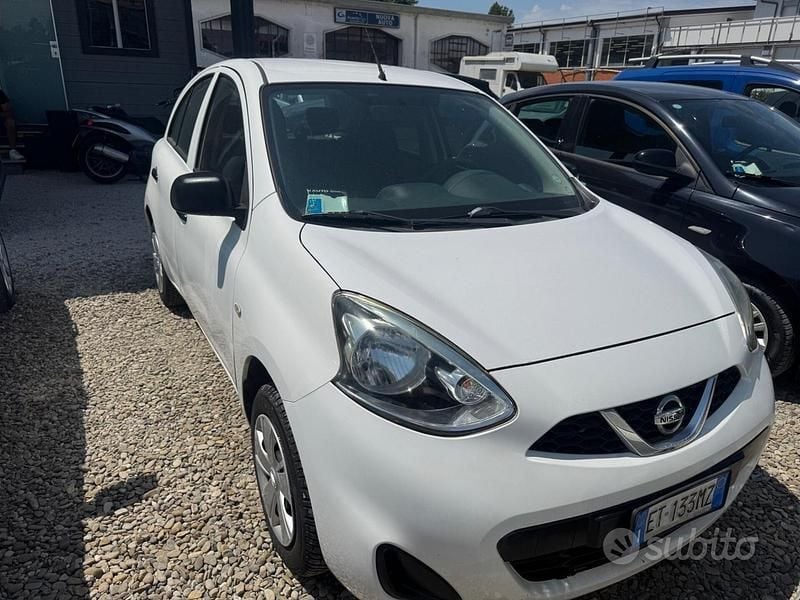 Usata Nissan Micra Visia 80 CV (58 kW) 2014 Bianco Utilitaria