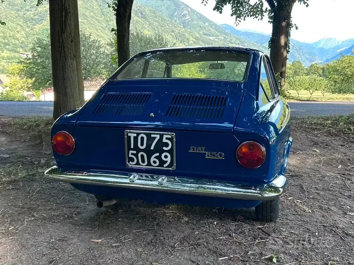 Usata Fiat 850 1960 Bluazzurro Coupé