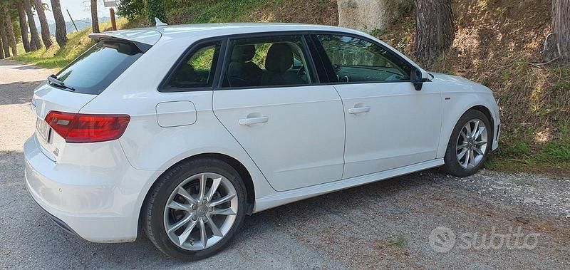 Usata Audi A3 Ambition 184 CV (135 kW) 2015 Bianco Berlina