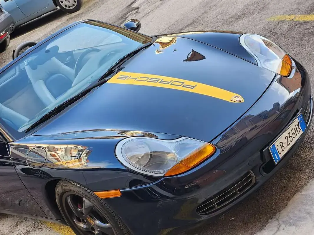 Usata Porsche 986 Boxster 204 CV (150 kW) 1997 Blu/azzurro Cabrio