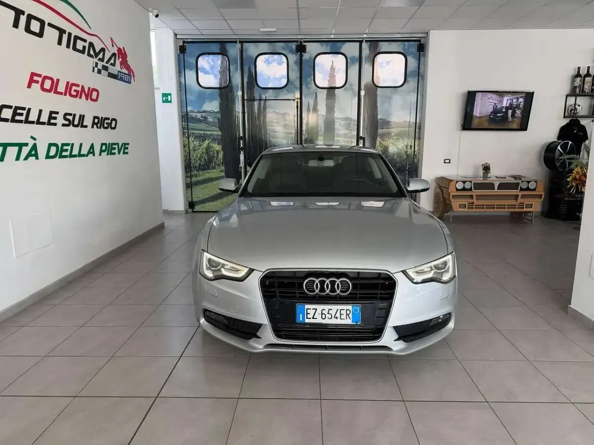 Usata Audi A5 Ambiente 177 CV (130 kW) 2013 Argento Coupé