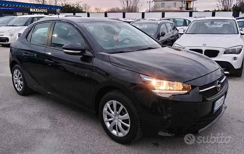 Usata Opel Corsa Elegance 74 CV (54 kW) 2020 Nero Utilitaria