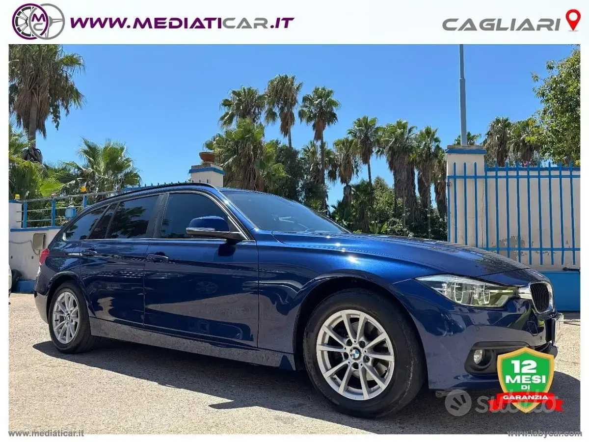 Usata BMW 318 Advantage 150 CV (110 kW) 2018 Blu/azzurro Station wagon