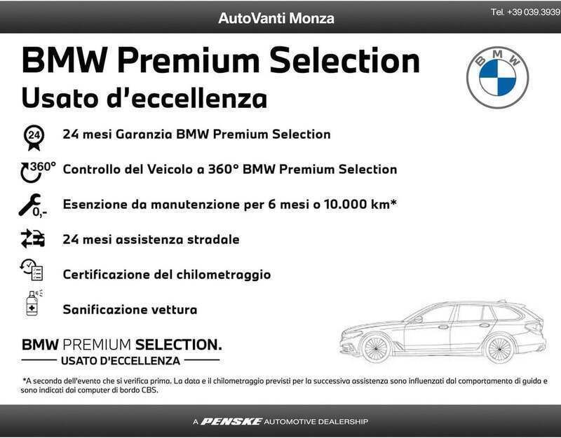 Usata BMW 218 Shadowline 136 CV (100 kW) 2021 Bianco Coupé