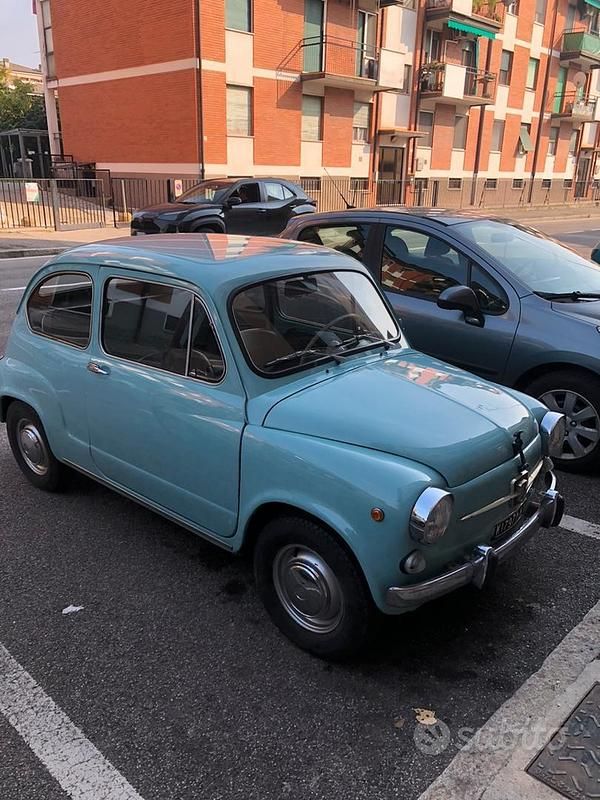 Usata Fiat 600D 1970 Blu Berlina