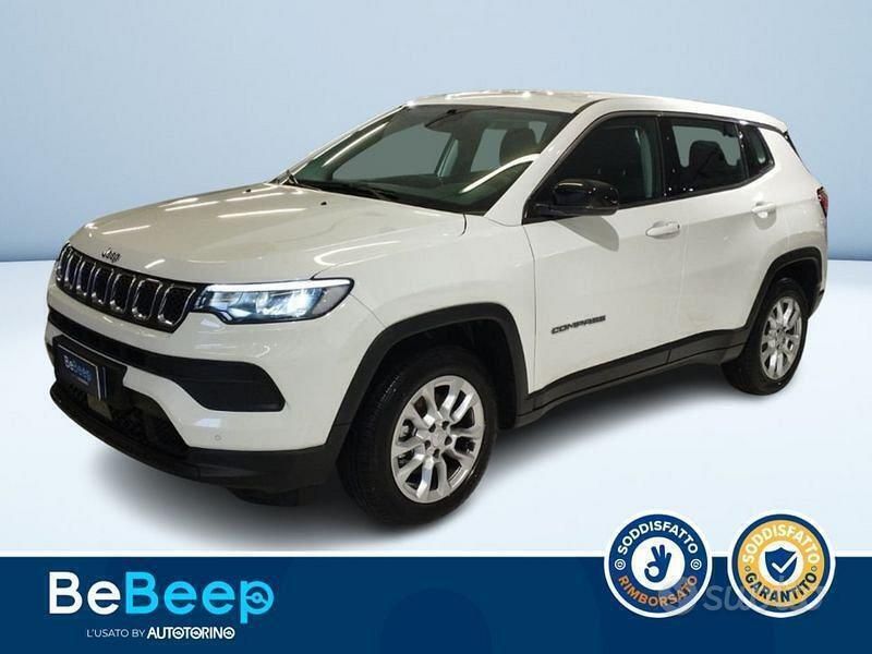 Bianco pastello Usata 2023 Jeep Compass Longitude SUV | 30.400 € (Cara) - Immagine 1/3