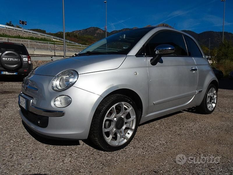 Usata Fiat 500 Lounge 75 CV (55 kW) 2009 Grigio Berlina