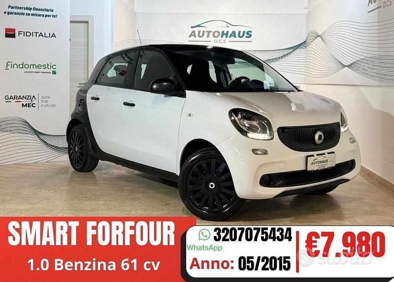 Usata Smart ForFour 61 CV (44 kW) 2015 Nero Utilitaria