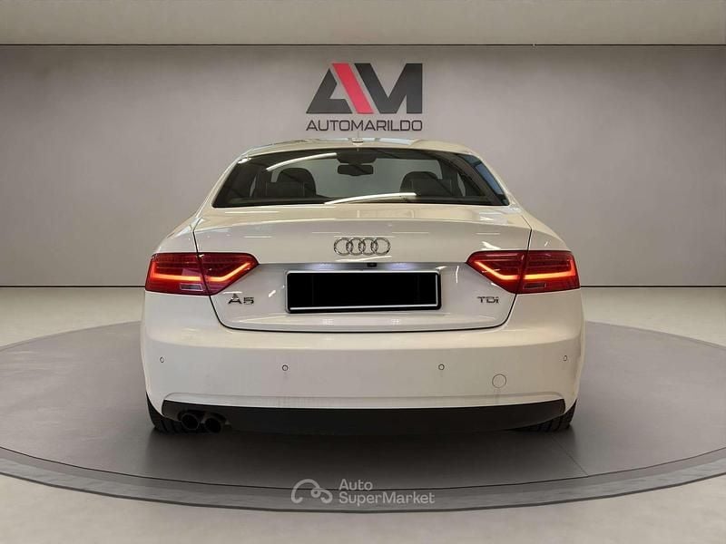 Usata Audi A5 S-Line 177 CV (130 kW) 2013 Bianco Coupé