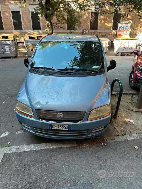 Usata Fiat Multipla 103 CV (75 kW) 2004 Blu Monovolume