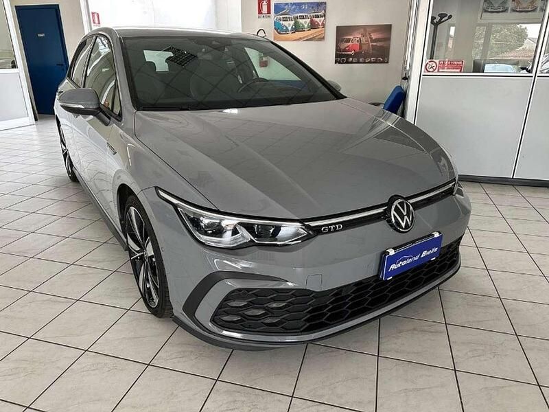 Usata VW Golf VIII GTD 200 CV (147 kW) 2021 Grigio Berlina