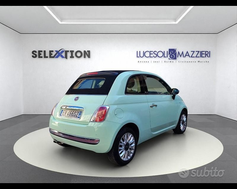 Usata Fiat 500 Lounge 2014 Verde Cabrio