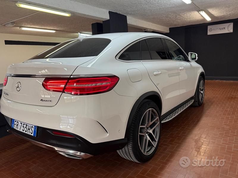 Usata Mercedes GLE350 Premium Plus 351 CV (258 kW) 2018 Bianco Coupé