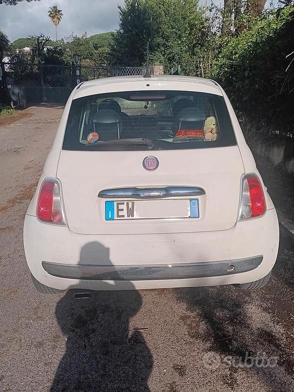 Usata Fiat 500 Lounge 95 CV (69 kW) 2014 Bianco Berlina