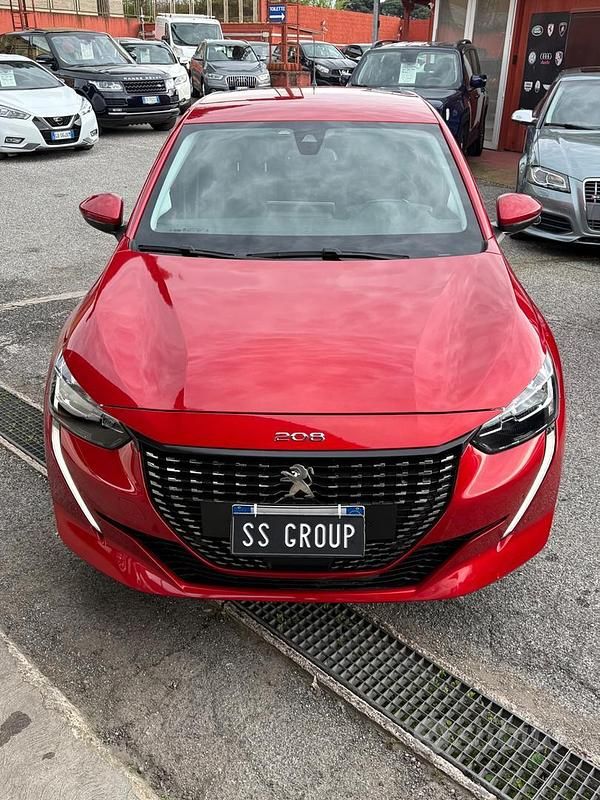 Usata Peugeot 208 101 CV (74 kW) 2019 Rosso Utilitaria
