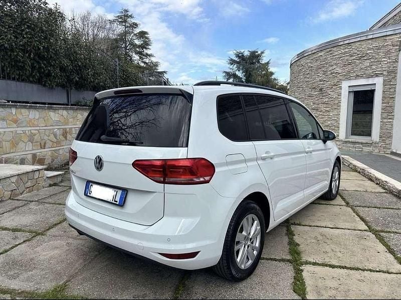 Usata VW Touran 158 CV (116 kW) 2019 Bianco Monovolume