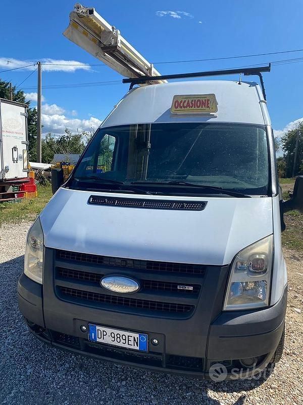 Bianco Usata 2008 Ford Transit Due volumi | 10.500 € - Immagine 1/4