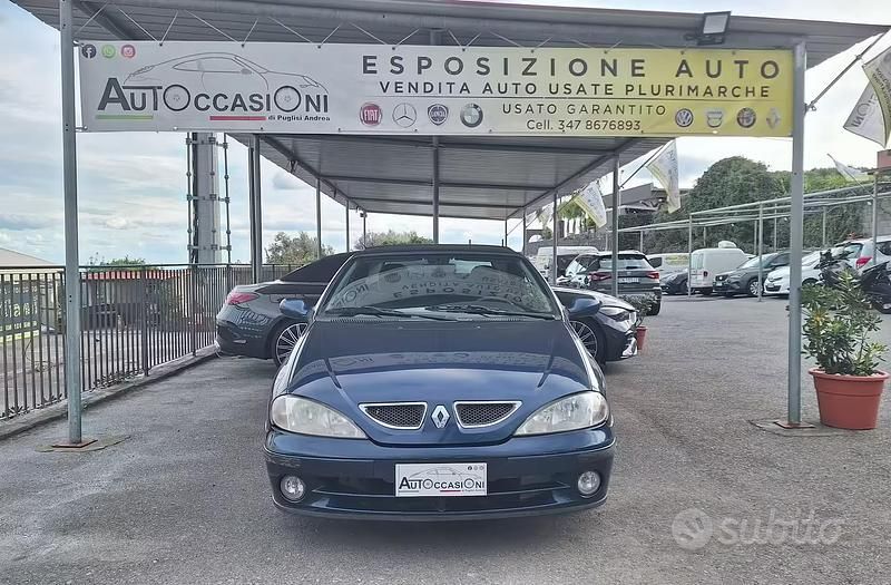 Usata Renault Mégane Cabriolet 95 CV (69 kW) 2002 Blu Cabrio