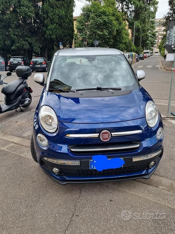 Usata Fiat 500L 85 CV (62 kW) 2018 Blu Monovolume