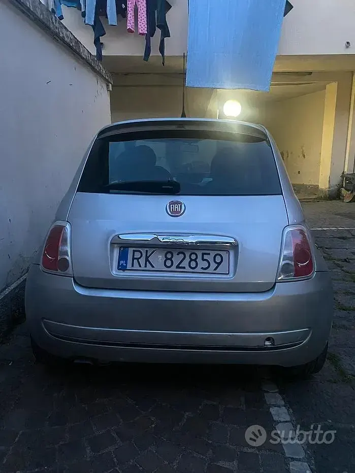 Usata Fiat 500 69 CV (50 kW) 2010 Grigio Berlina