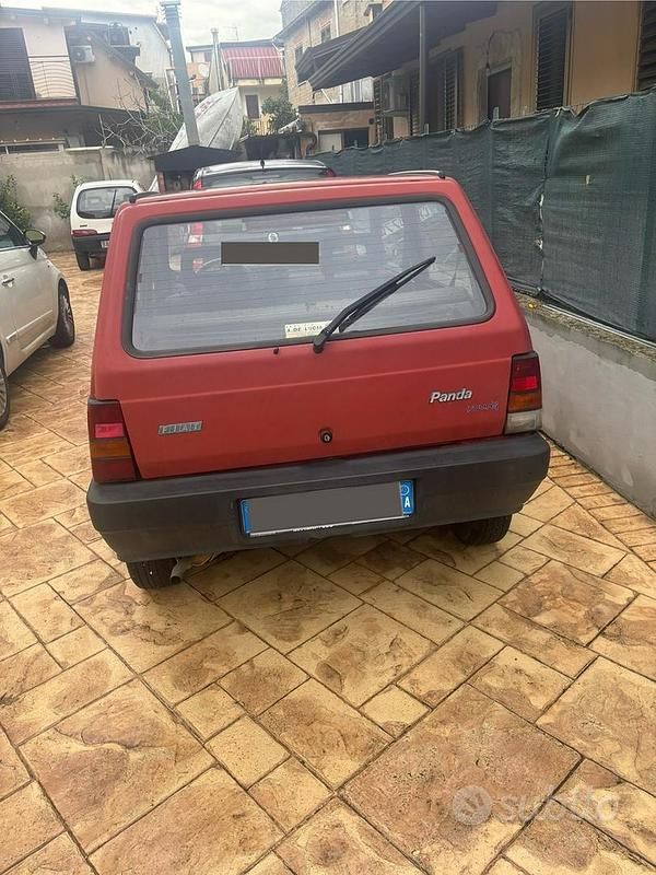 Usata Fiat Panda 2002 Rosso Utilitaria