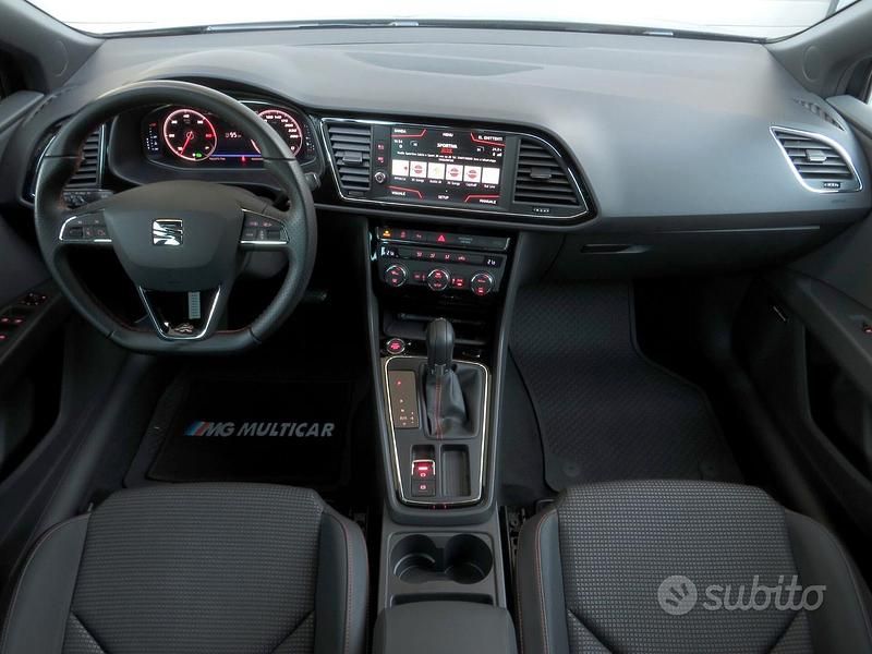 Usata Seat Leon FR 150 CV (110 kW) 2018 Nero Berlina