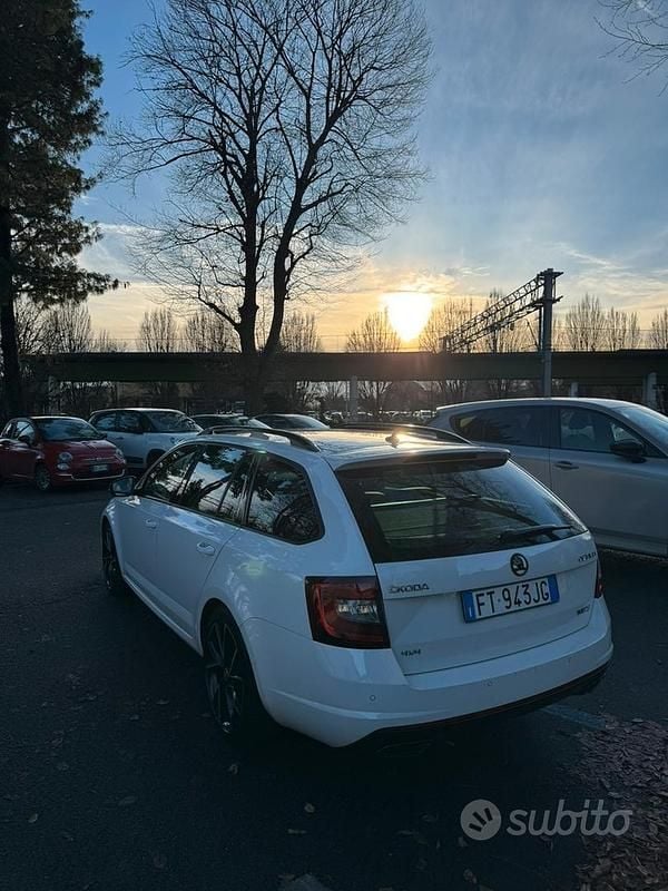Usata Skoda Octavia RS 184 CV (135 kW) 2019 Bianco Station wagon