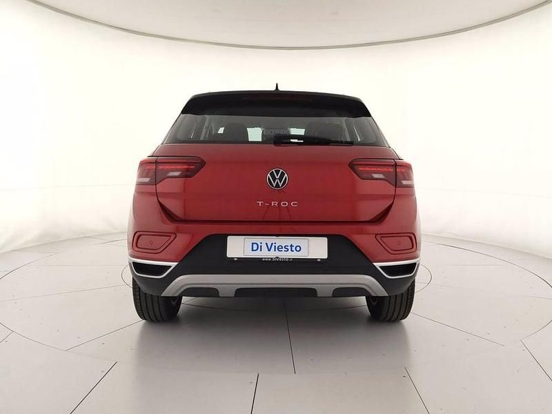 Usata VW T-Roc Style 110 CV (80 kW) 2022 Kings red metallizzato deep black perlat SUV
