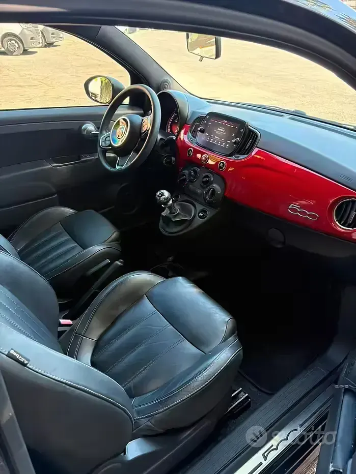 Usata Fiat 500 69 CV (50 kW) 2019 Nero Berlina